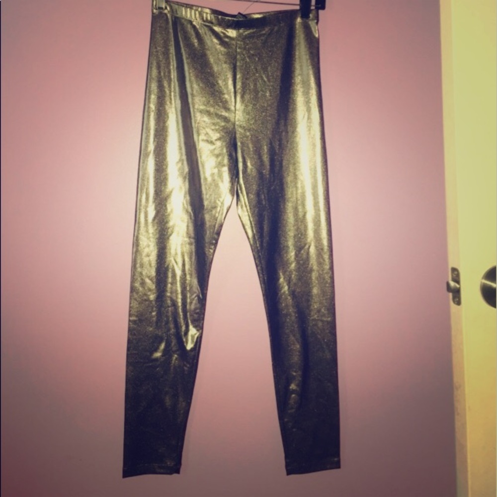 Silver Forever 21 leggings